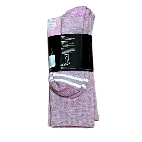 Harley-Davidson Heathered Pink All Weather Socks, 2 Pairs, Size M, NWT - Picture 2 of 5
